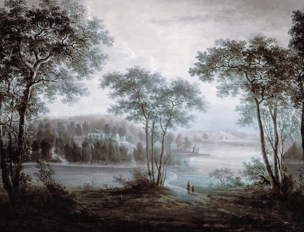 First Light Antique Landscape