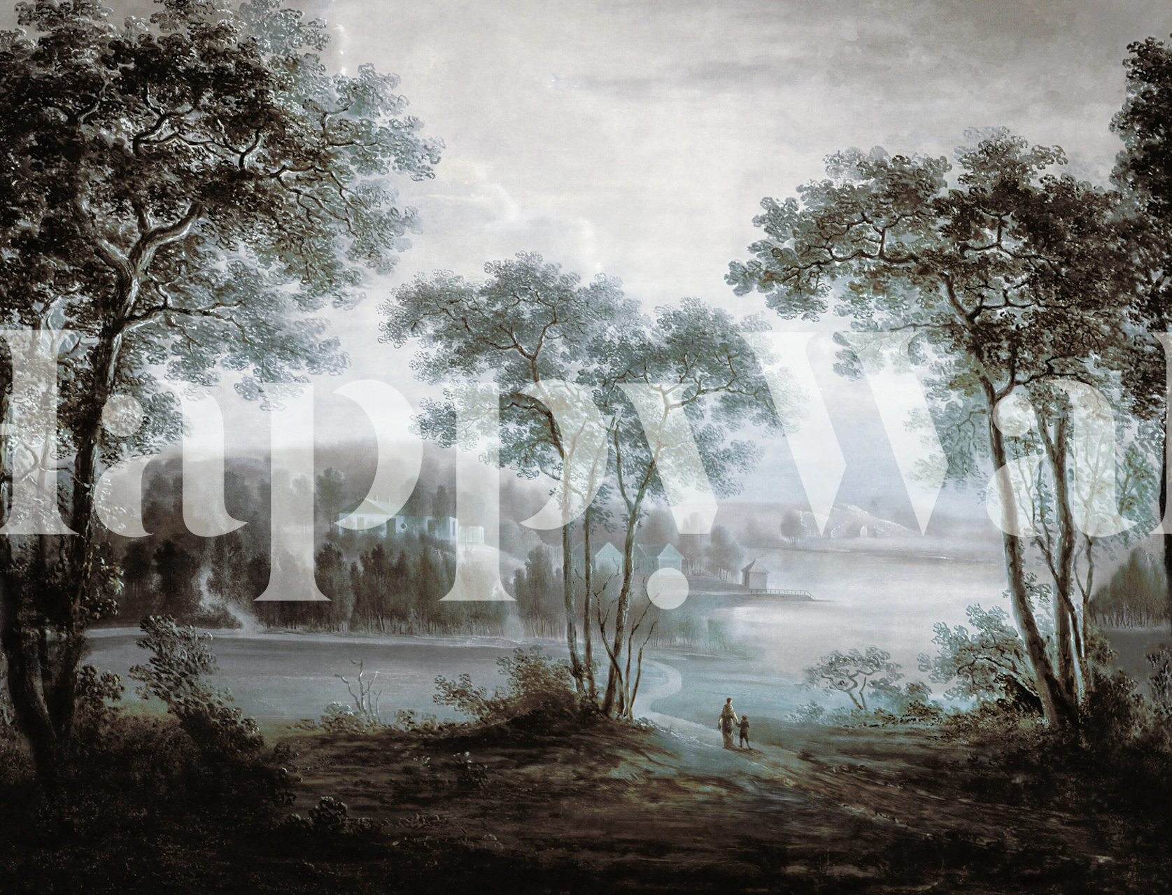 First Light Antique Landscape tapetit