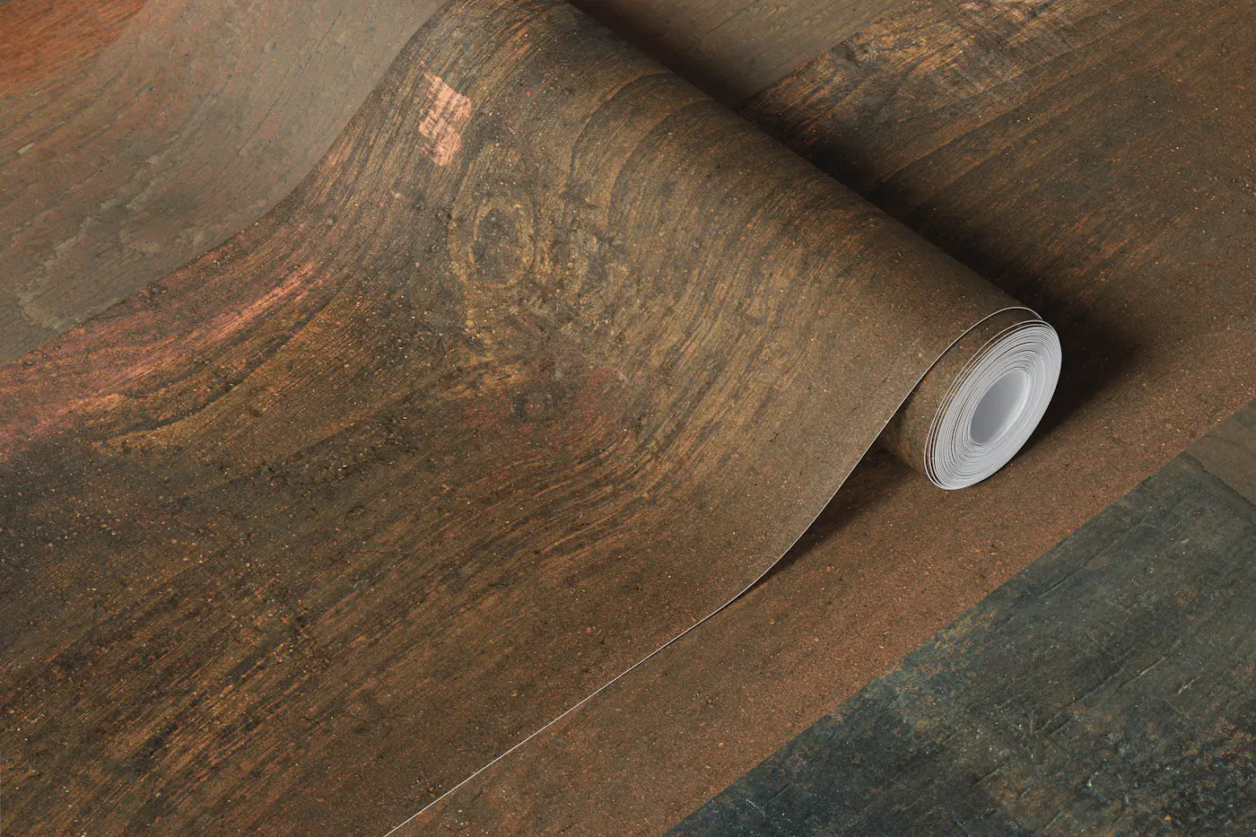 Rustic Abstract Wood wallpaper roll