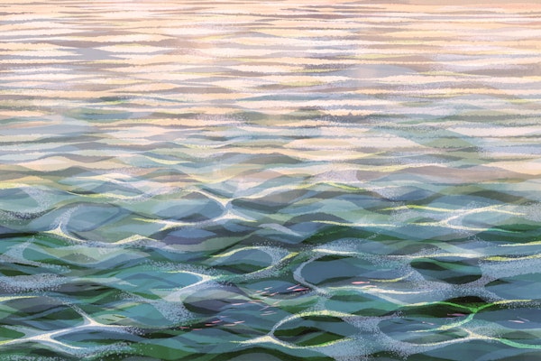 Soft Blue Tropical Seascape