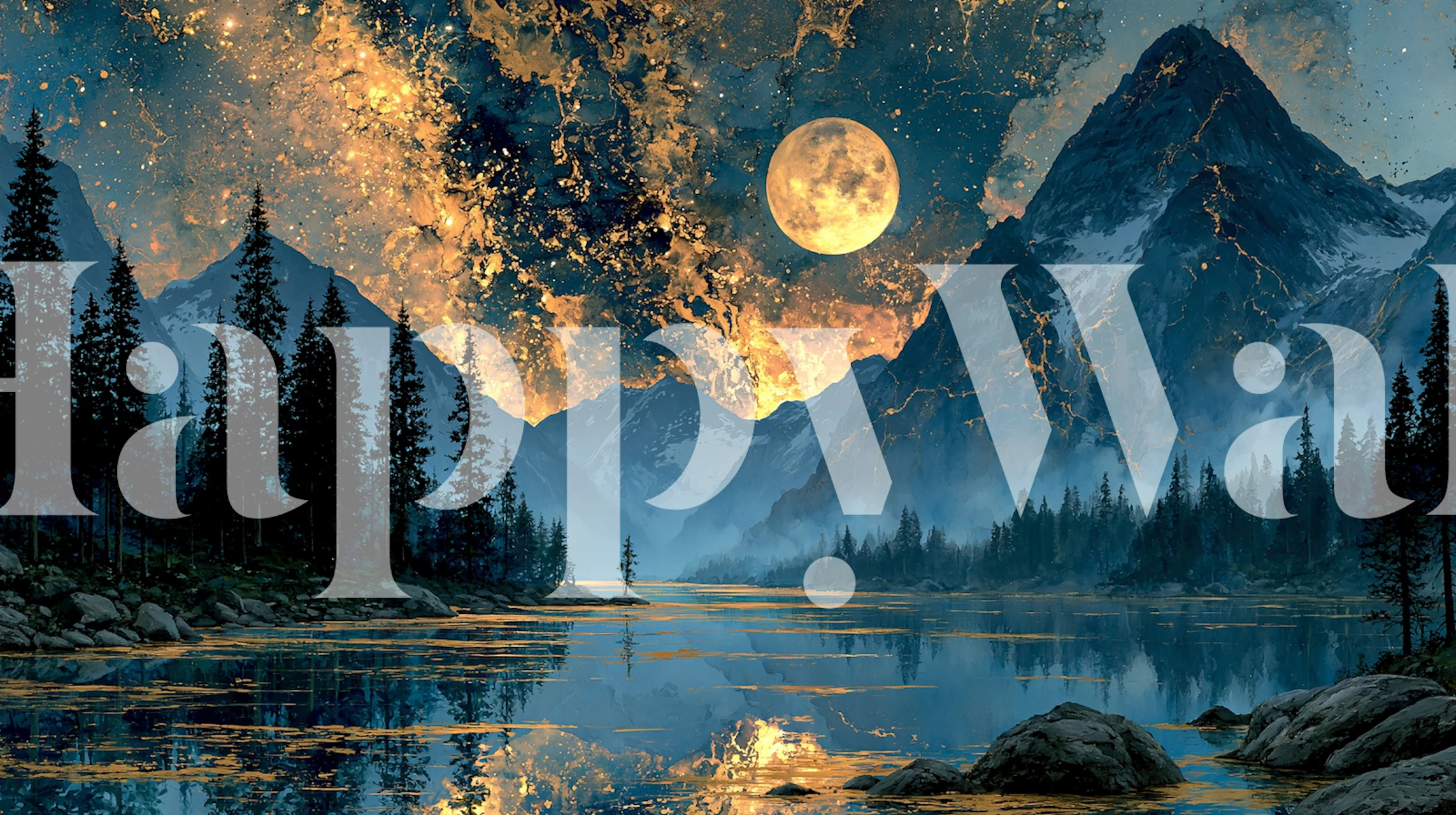 Celestial Mountain Reflection tapeta
