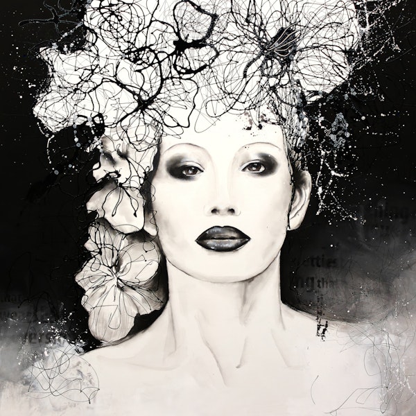 Ink Bloom Fashion Face