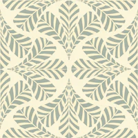 Tropical Leaves in Sage wallpaper
