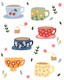 Coffe Mugs and Flowers