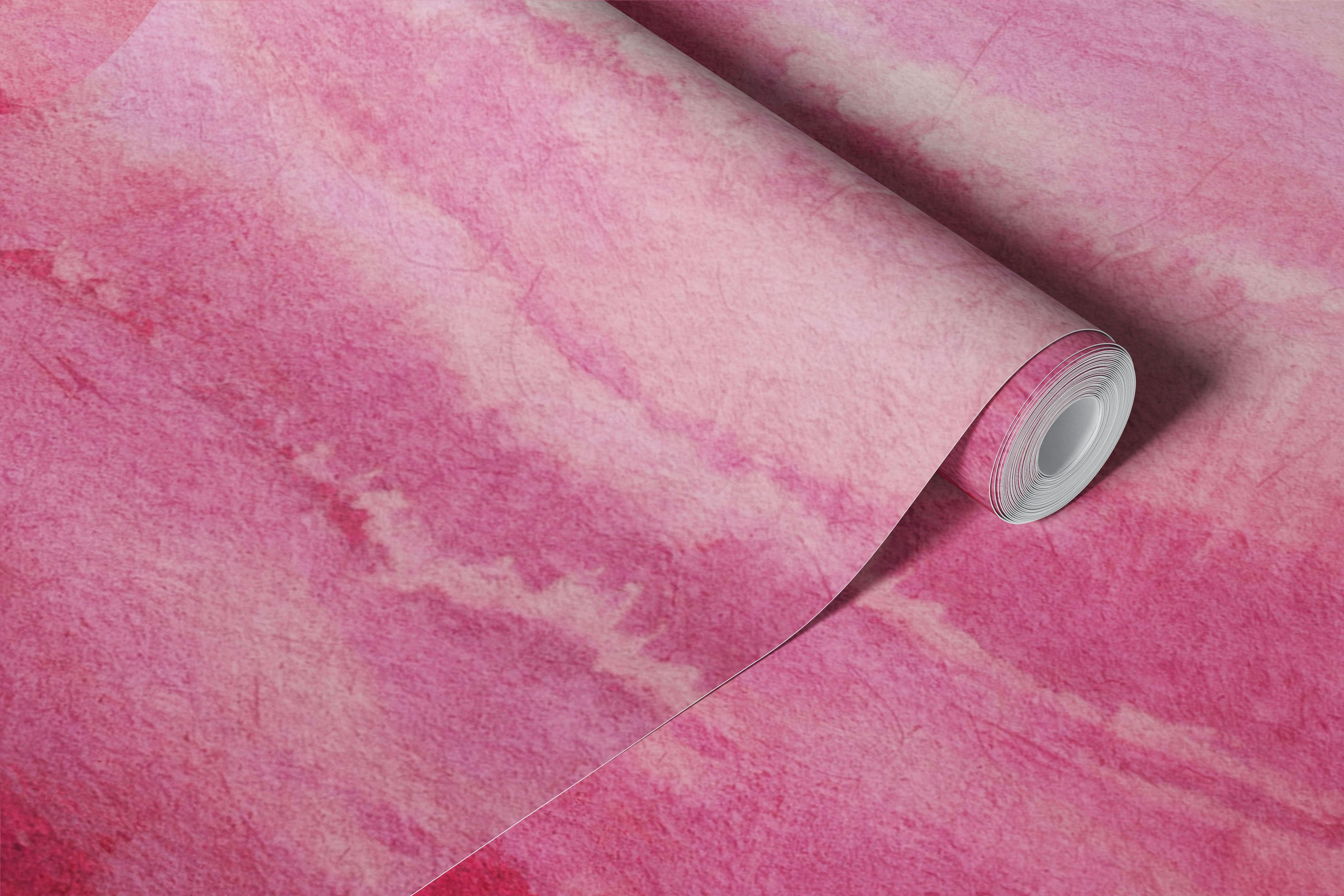 Pink Watercolor Horizon Wallpaper | HappyWall