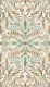Vintage Floral Damask Peach Mint