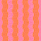 Pink and orange wavy stripes