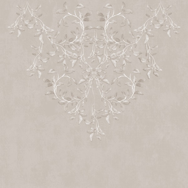 Botanical Leafy Garland - Taupe