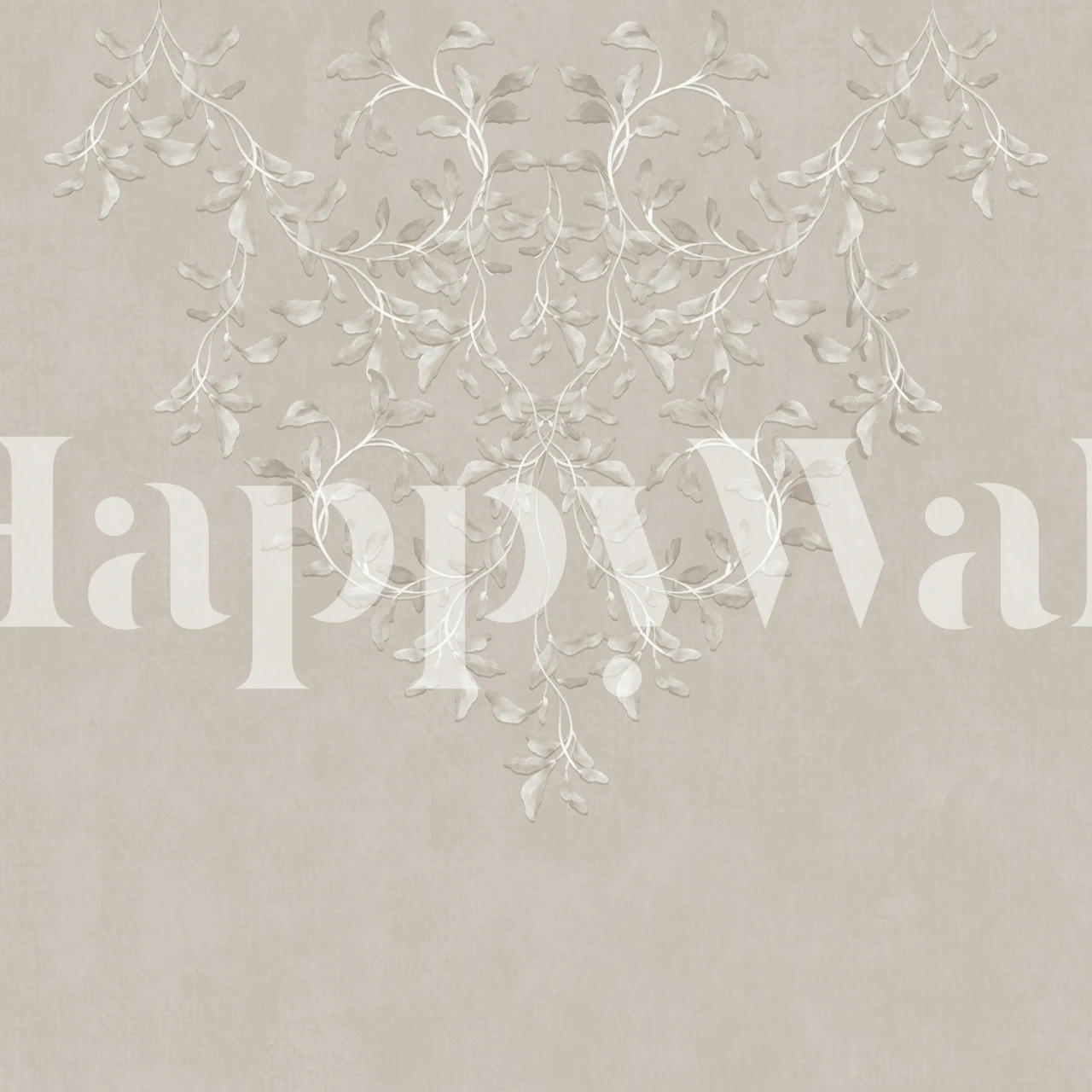 Botanical Leafy Garland wallpaper in a room