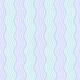 Lilac and turquoise wavy stripes