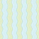 Mint and green wavy stripes