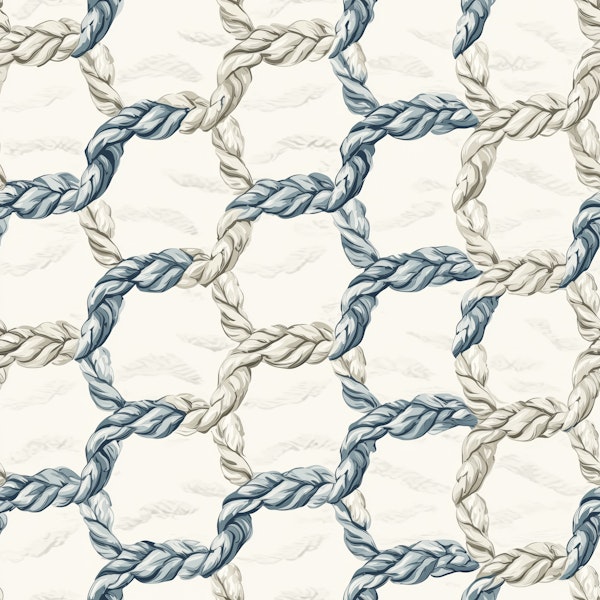 Nautical Rope Chain Links Pattern