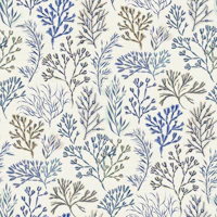 Blue Seaweed Botanical Extra Large carta da parati