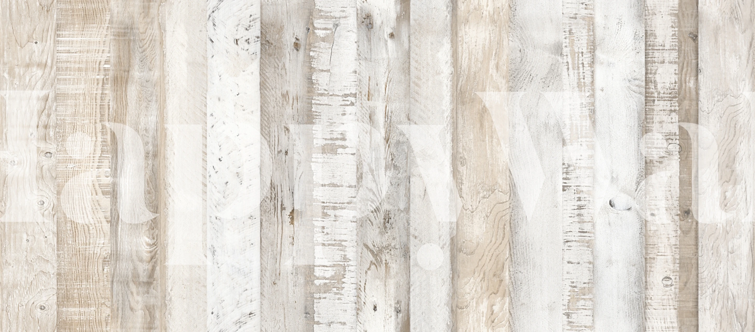 Whitewashed Wood Plank behang