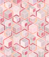 Berry Blush and Beige Hexagon Blocks Small