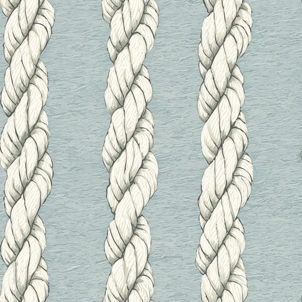 Sea Blue Rope Texture Pattern