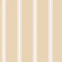 Classic Ticking Stripe on Muted Yellow papel de parede