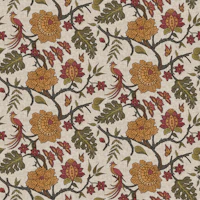 Moss & Saffron Chintz Botanical papel pintado
