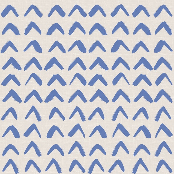 Indigo Chevron Brushstrokes