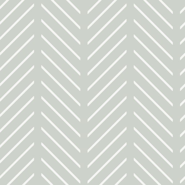 Dashed Chevron - Light Green Grey 1