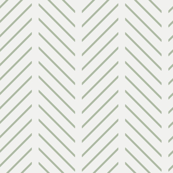 Dashed Chevron - Sage Green 2