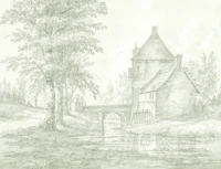 The Old Gate House - Soft Fern behang