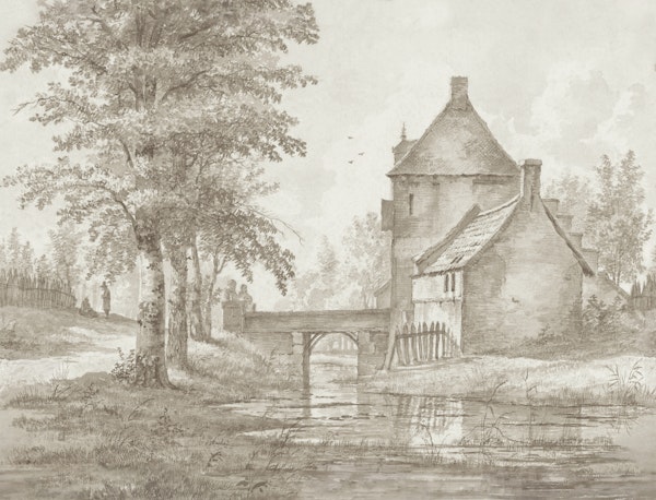 The Old Gate House - Sepia