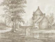 The Old Gate House - Sepia
