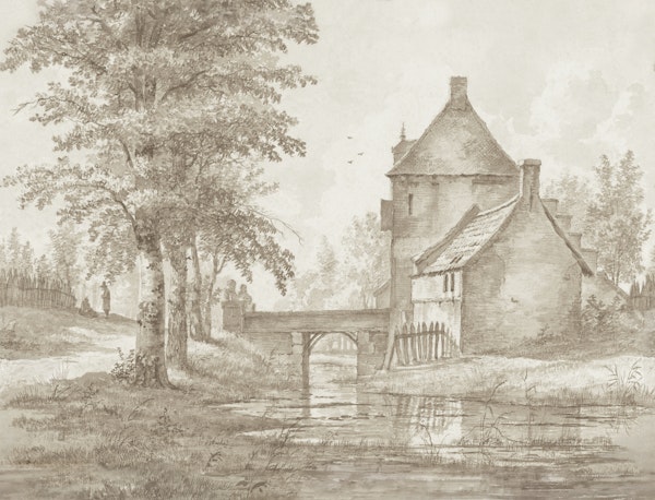 The Old Gate House - Sepia