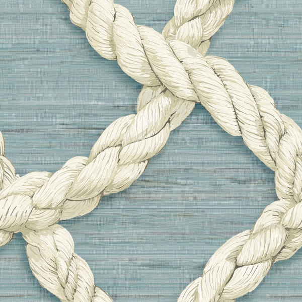 Classic Nautical Rope Weave Pattern