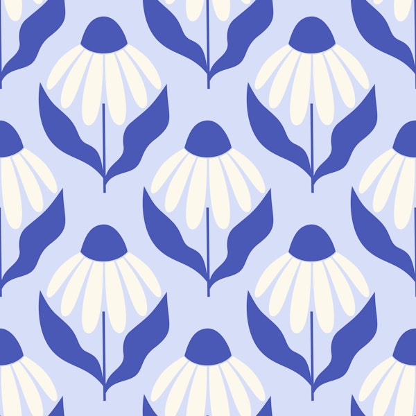 Midcentury Daisies Pattern