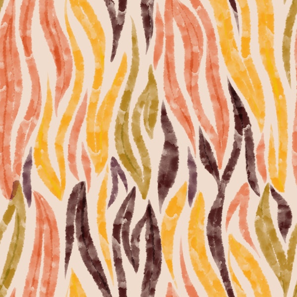 Vibrant Colorful Zebra Stripes