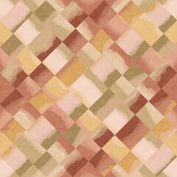 Relax Sunset Painted Checker