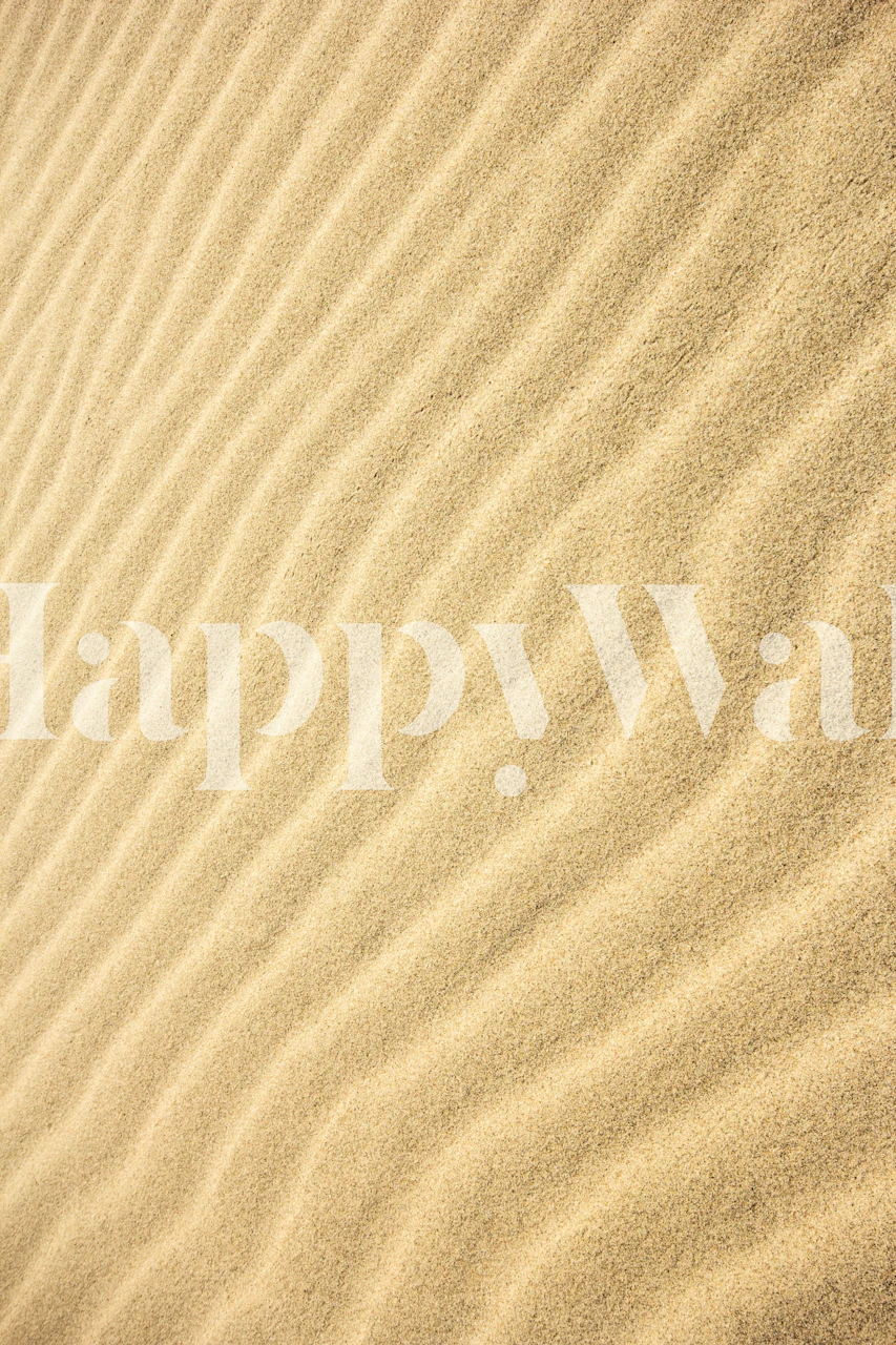 Sandy Beach Surface wallpaper in a room
