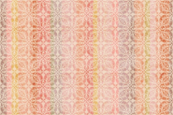 Boho Sunwashed Coral Lattice Diamond