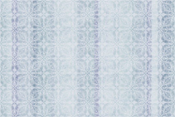 Boho Sunwashed Dusty Blue Lattice