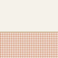 Modern Terracota Houndstooth Lower Panel carta da parati