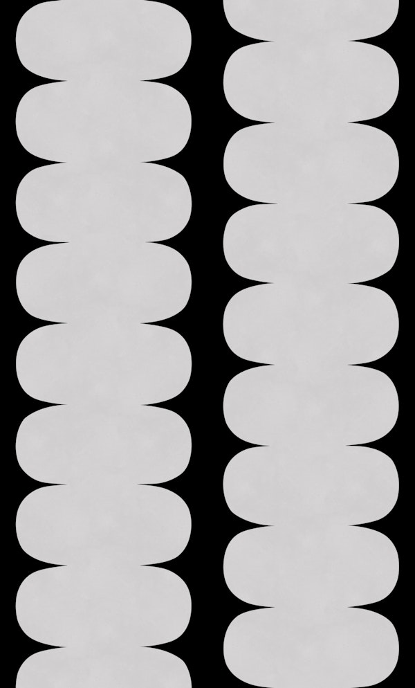 Mod Black White Oval Columns