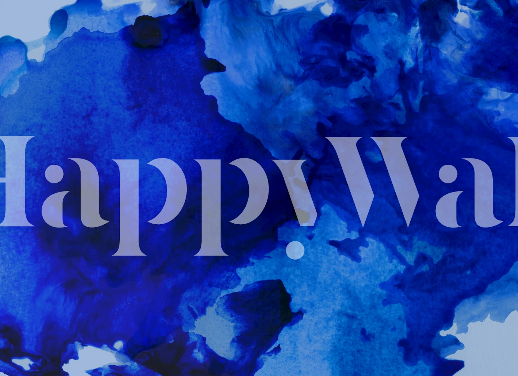 Blue Tides 1 wallpaper design in a room