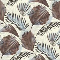 Safari Neutral Botanical Palm Leaves wallpaper