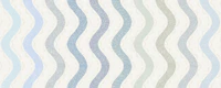 Blue Gradient Vertical Scalloped Wavy Lines carta da parati