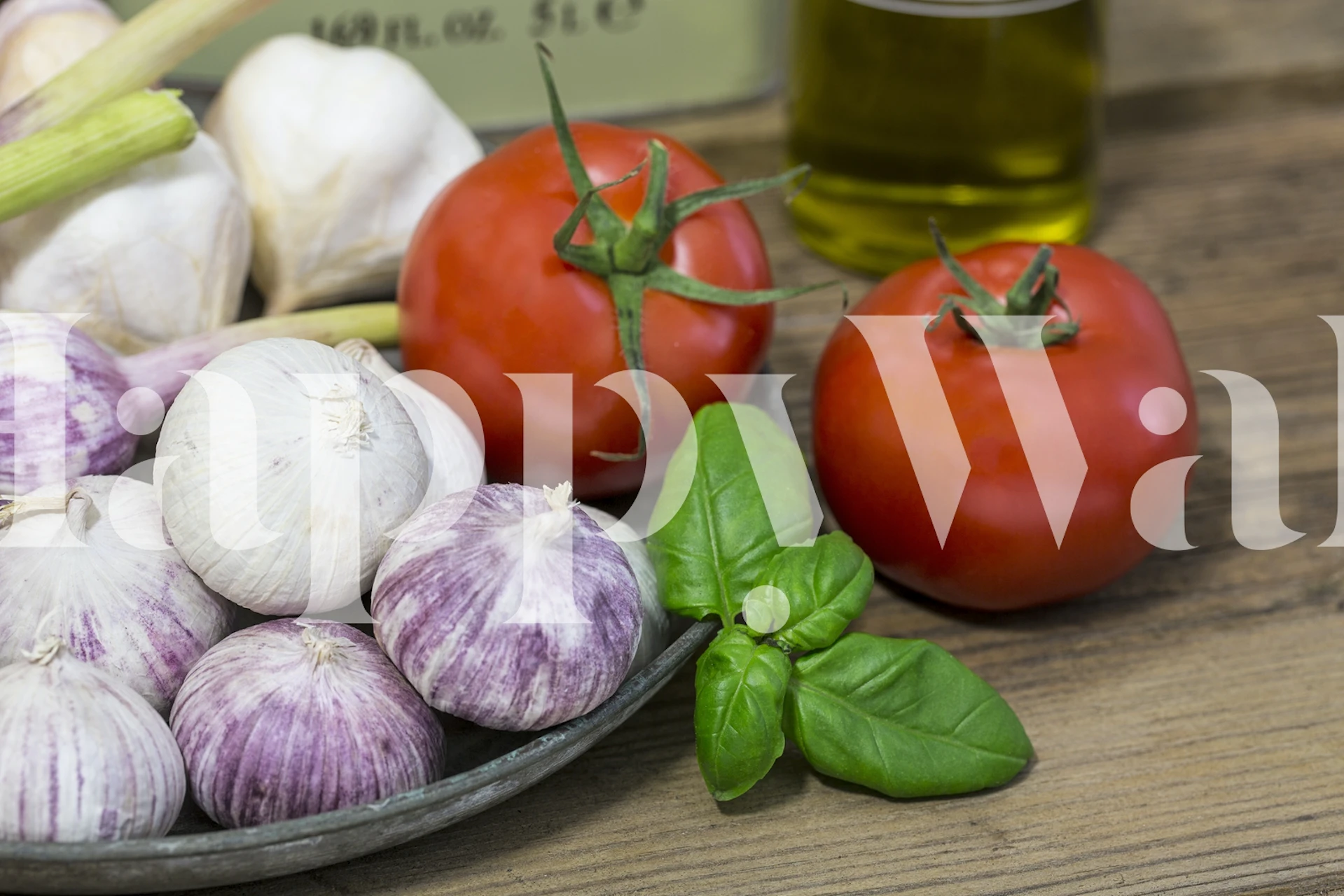Mediterranean cuisine wallpaper featuring fresh ingredients