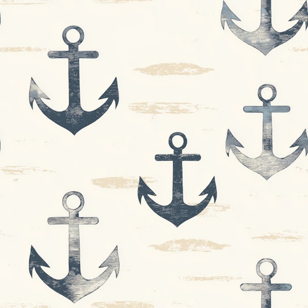 Sailor Anchor Repeat Navy
