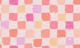 Coquette Check in Pink Coral and Peach