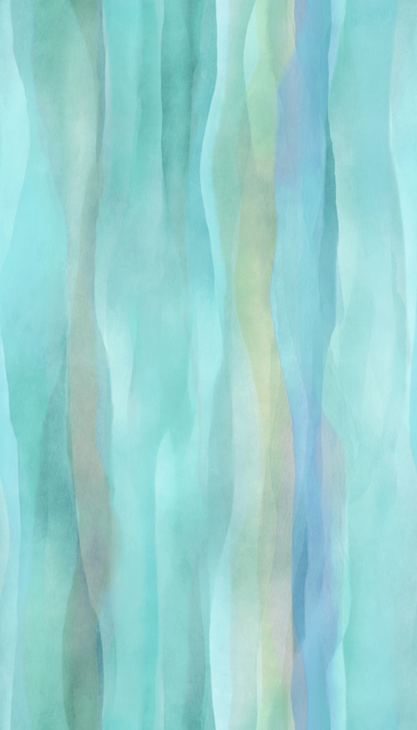 Ocean Mist Turquoise Vertical Waves