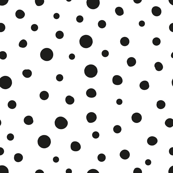 Classic Black Polka Dots