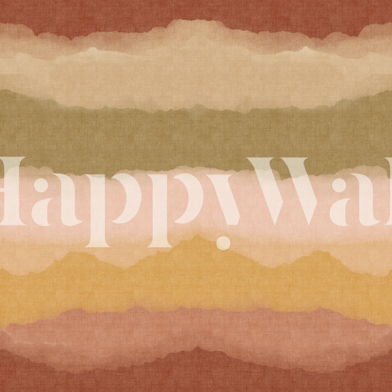 Relax Sunset Painted Horizon Mural wallpaper