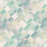 Relax Watery Painted Checker papel de parede