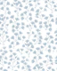 Scandi Blue Airy Floral Silhouette