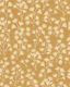 Golden Ochre Trailing Floral Silhouette